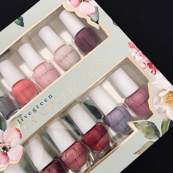 LIVEGREEN Boxed Set of 14 Mini Nail Polishes NIB - Picture 3 of 4